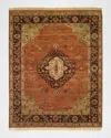 Haven & Loom Medallion Hand-knotted Rug 4' X 6' In Brown