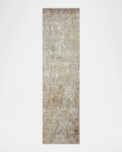 Haven & Loom Montgomery Hand-knotted Runner, 3' X 10' In Brown