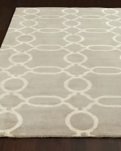 Haven & Loom Ogee Chain Hand-knotted Rug, 10' X 14'