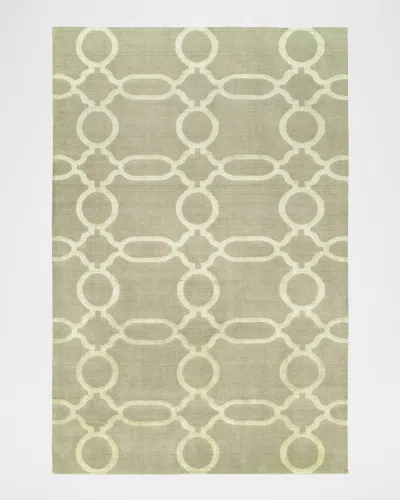 Haven & Loom Ogee Chain Hand-knotted Rug