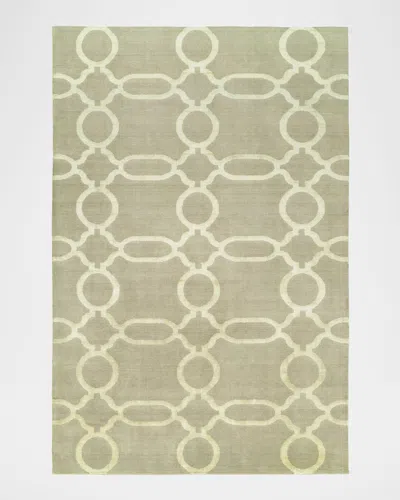 Haven & Loom Ogee Chain Hand-knotted Rug