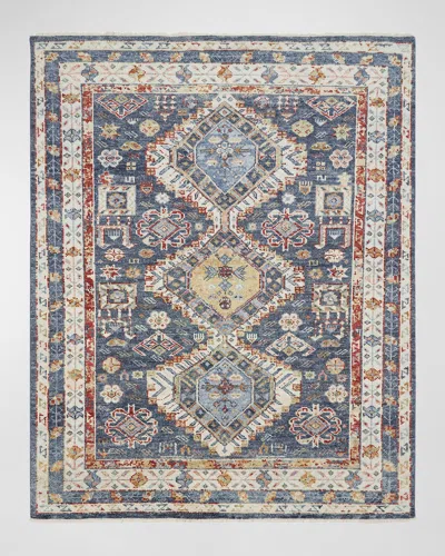 Haven & Loom Oliver Hand-knotted Area Rug In Blue