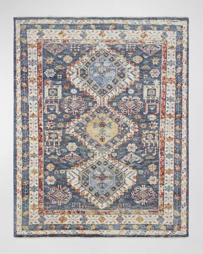Haven & Loom Oliver Hand-knotted Area Rug In Blue