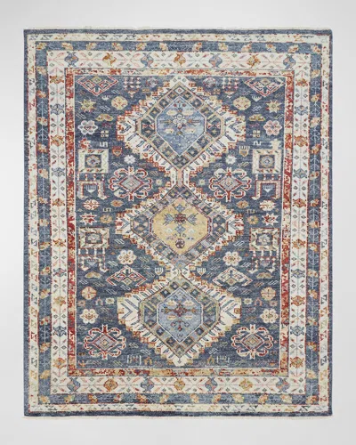 Haven & Loom Oliver Hand-knotted Area Rug In Blue