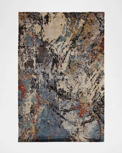 Haven & Loom Thunder Hand Knotted Rug, 8' X 10' In Blue