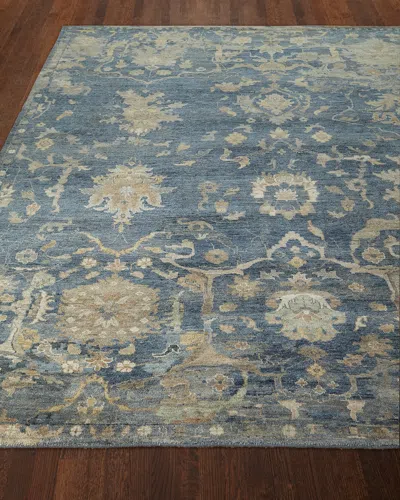 Haven & Loom Williamsburg Hand-knotted Rug, 6' X 9' In Blue