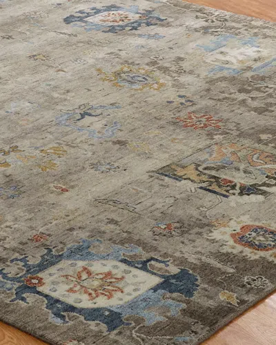 Haven & Loom Wink Hand-knotted Rug, 3' X 10' In Brown