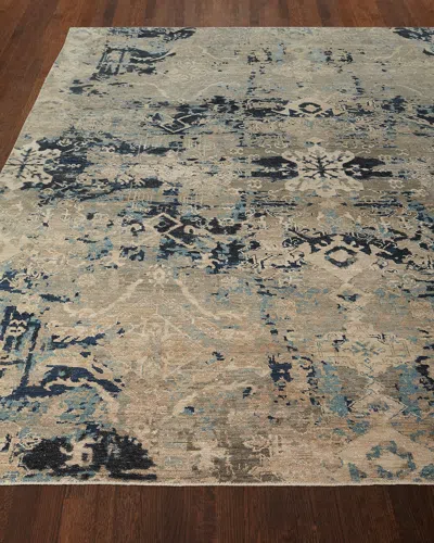 Haven & Loom Zaffre Hand-knotted Rug, 9' X 12'