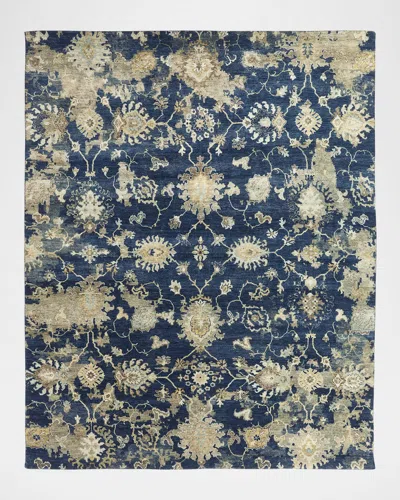 Haven & Loom Zain Hand-knotted Rug, 4' X 6' In Blue