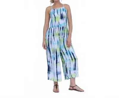 Haven Children Castaway Light And Airy Jumpsuit In Blue Tie Dye