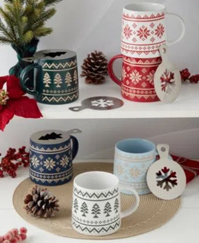 Haven Christmas Mugs Stencil Collection Exclusively At Macys In Multi