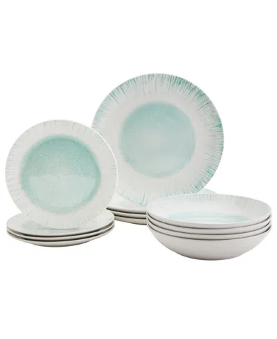Haven Laguna 12 Pc. Dinnerware Set, Service For 4, Exclusively At Macy's In Blue