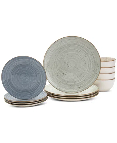 Haven Speckled Farmhouse 12 Pc. Dinnerware Set, Service For 4 In Multi