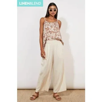 Haven Tanna Linen Trousers -sand In Neutral