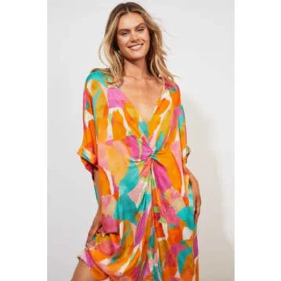 Haven Tropicana Kaftan In Multi