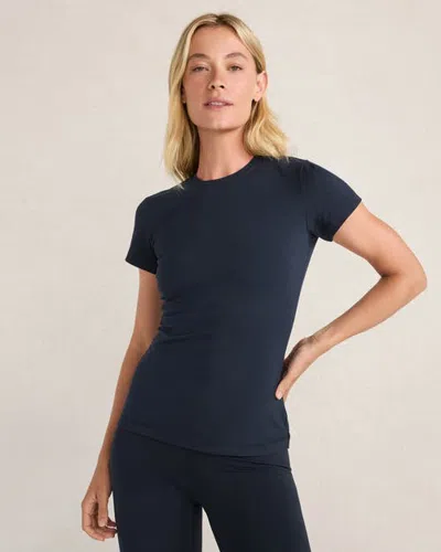 Haven Well Within Balance Organic Cotton Tee In Blue