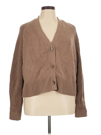 Pre-owned Haven Well Within Cardigan Sweater In Brown
