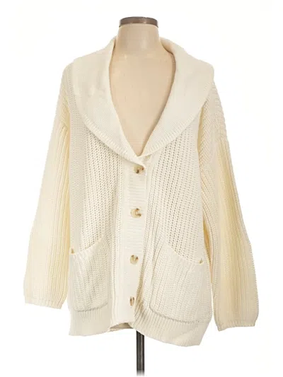 Pre-owned Haven Well Within Cardigan Sweater In Ivory