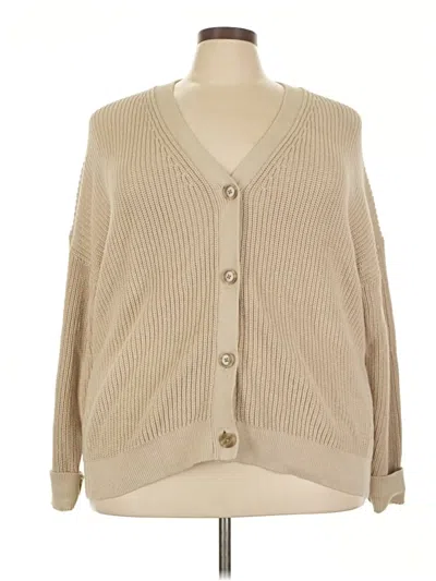 Pre-owned Haven Well Within Cardigan Sweater In Tan