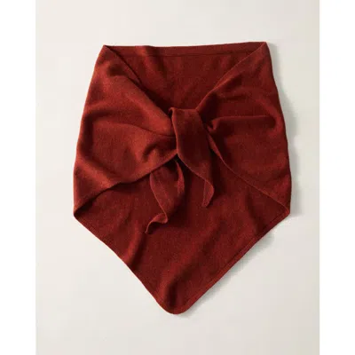 Haven Well Within Cashmere Oversized Triangle Scarf In Saffron Hthr