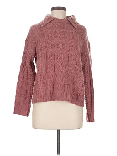 Pre-owned Haven Well Within Cashmere Pullover Sweater In Pink