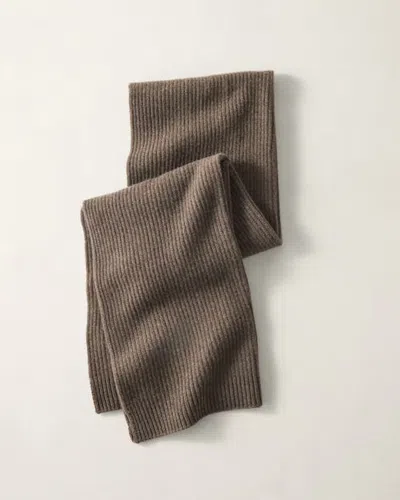Haven Well Within Cashmere Shaker Stitch Scarf In Brown