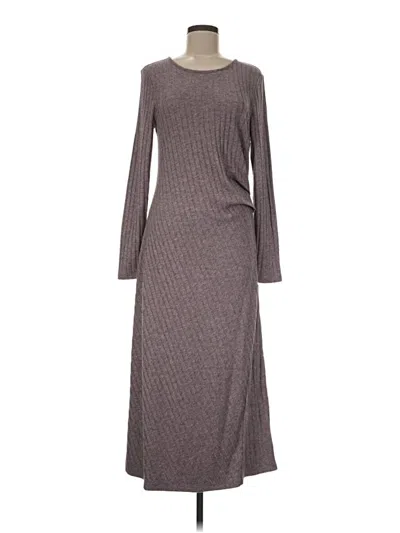 Pre-owned Haven Well Within Casual Dress In Gray