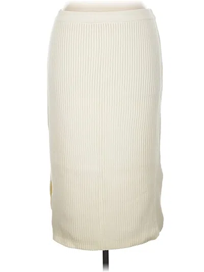 Pre-owned Haven Well Within Casual Skirt In Ivory