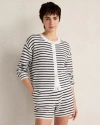 Haven Well Within Cotton Stripe Cardigan In Multi