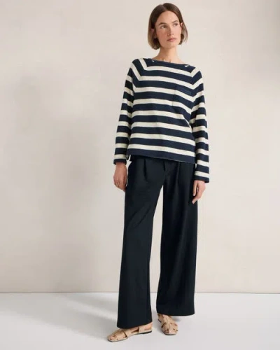 Haven Well Within Double Knit Pleated Wide Leg Trousers In Multi