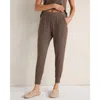 Haven Well Within Drapey Rib Knit Joggers In Brown