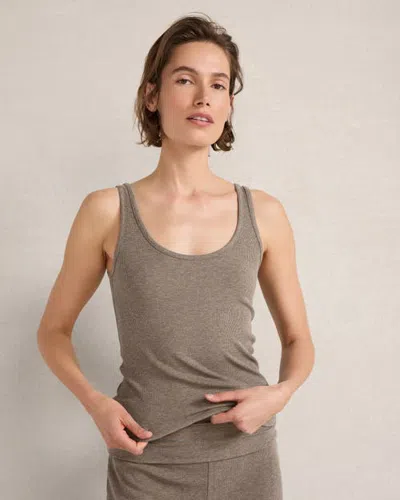 Haven Well Within Dreamy Rib Knit Tank In Gray