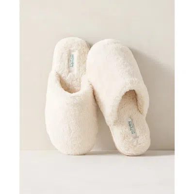 Haven Well Within Faux Fur Slippers In Cream