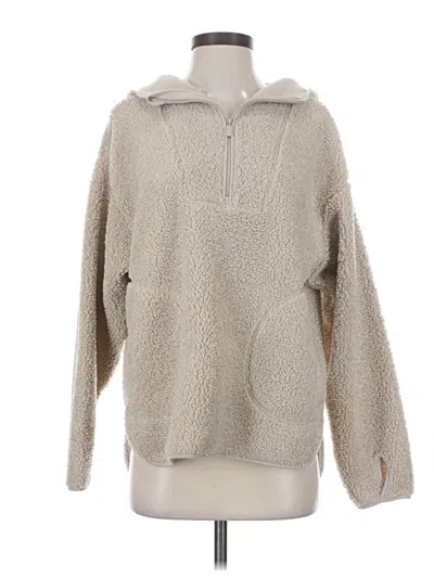 Pre-owned Haven Well Within Fleece Jacket In Tan
