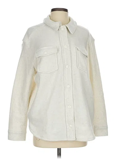 Pre-owned Haven Well Within Fleece Jacket In White