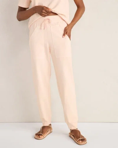 Haven Well Within Garment-dyed Organic Cotton Jersey Knit Joggers In Neutral