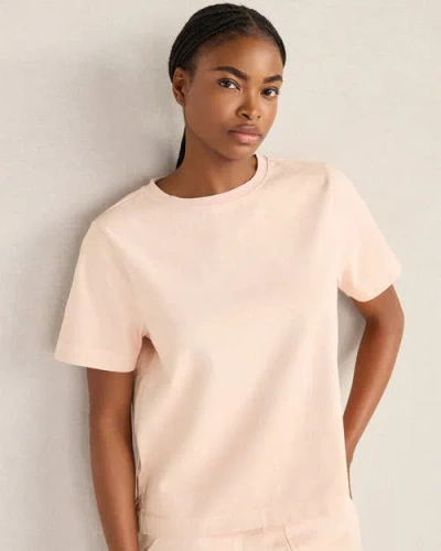 Haven Well Within Garment-dyed Organic Cotton Jersey Knit Tee In Neutral