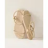 Haven Well Within Leather Double Strap Knot Sandals In Multi