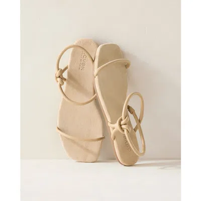 Haven Well Within Leather Double Strap Knot Sandals In Multi