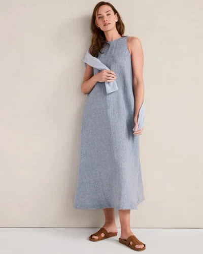 Haven Well Within Linen Boat Neck Maxi Dress In Multi