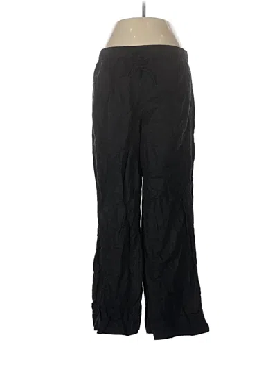 Pre-owned Haven Well Within Linen Pants In Black