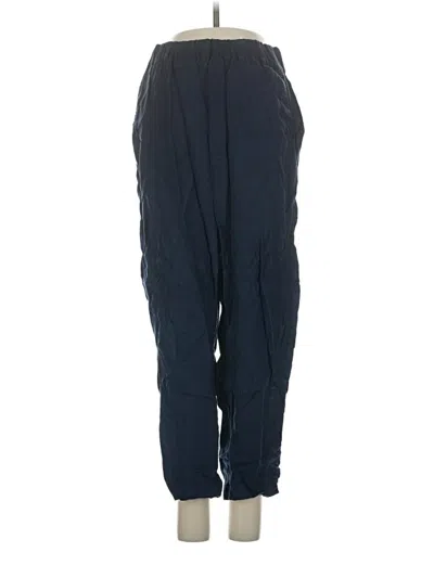 Pre-owned Haven Well Within Linen Pants In Blue