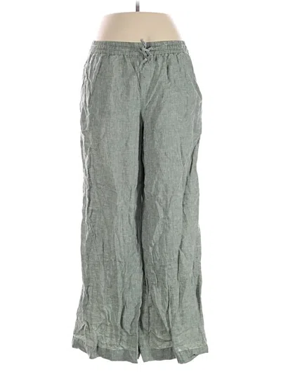 Pre-owned Haven Well Within Linen Pants In Gray