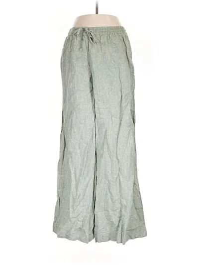 Pre-owned Haven Well Within Linen Pants In Gray