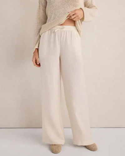 Haven Well Within Linen Wide Leg Pants In Brown