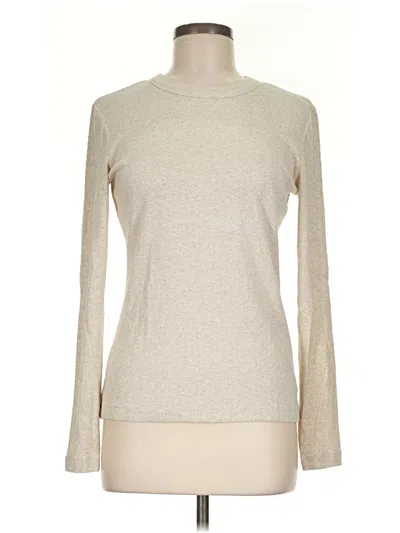 Pre-owned Haven Well Within Long Sleeve Top Tan Turtleneck Tops