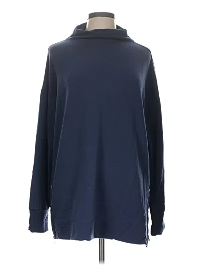 Pre-owned Haven Well Within Long Sleeve Turtleneck In Blue