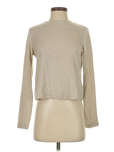 Pre-owned Haven Well Within Long Sleeve Turtleneck In Brown