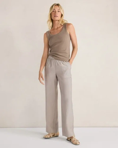 Haven Well Within Luxe Modal Relaxed Pants In Brown