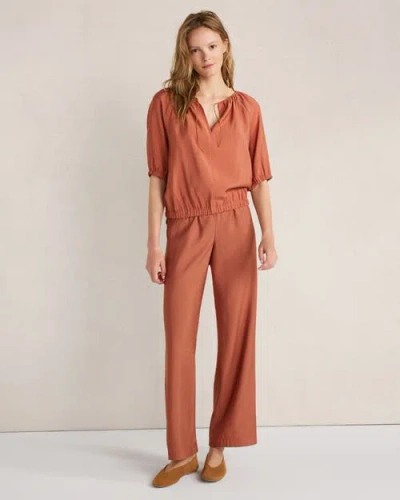 Haven Well Within Luxe Modal Relaxed Pants In Brown